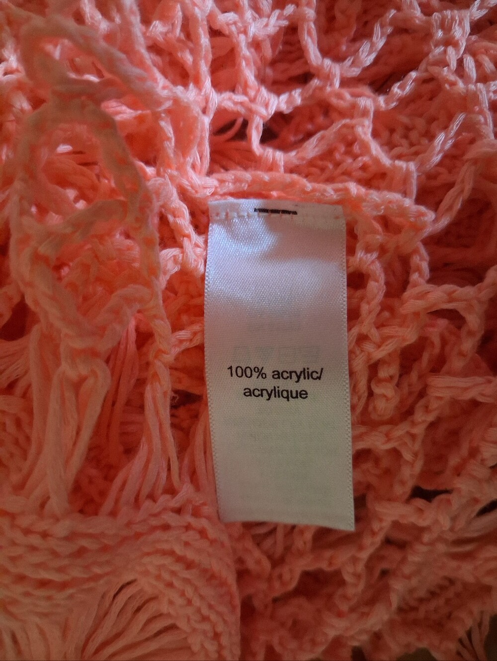Maurices Coral Crochet Lace Sheer Boho Short Sleeve Top size 3x - Picture 7 of 7